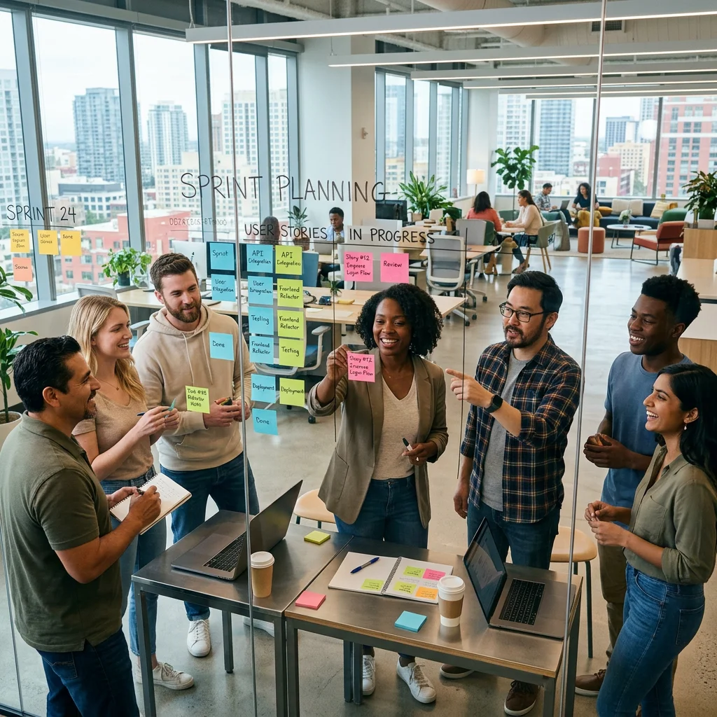 Agile Softwareentwicklung im Mittelstand: Was wirklich funktioniert (und was nicht)