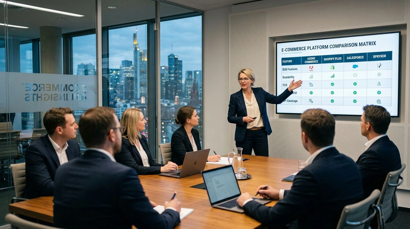 B2B Commerce Plattformen im Vergleich 2026: Der DACH-Entscheidungs-Guide