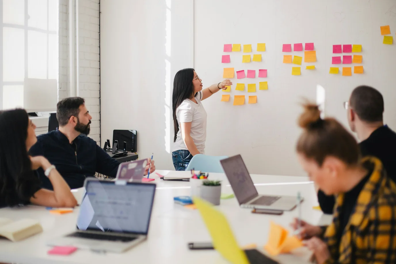 Businesses can enhance project management efficiency by leveraging tools.